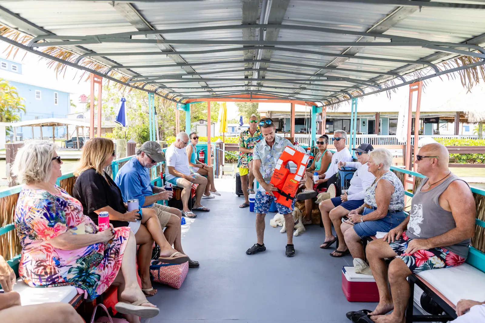 Goodland Adventures Tiki Boat — Detail Shot