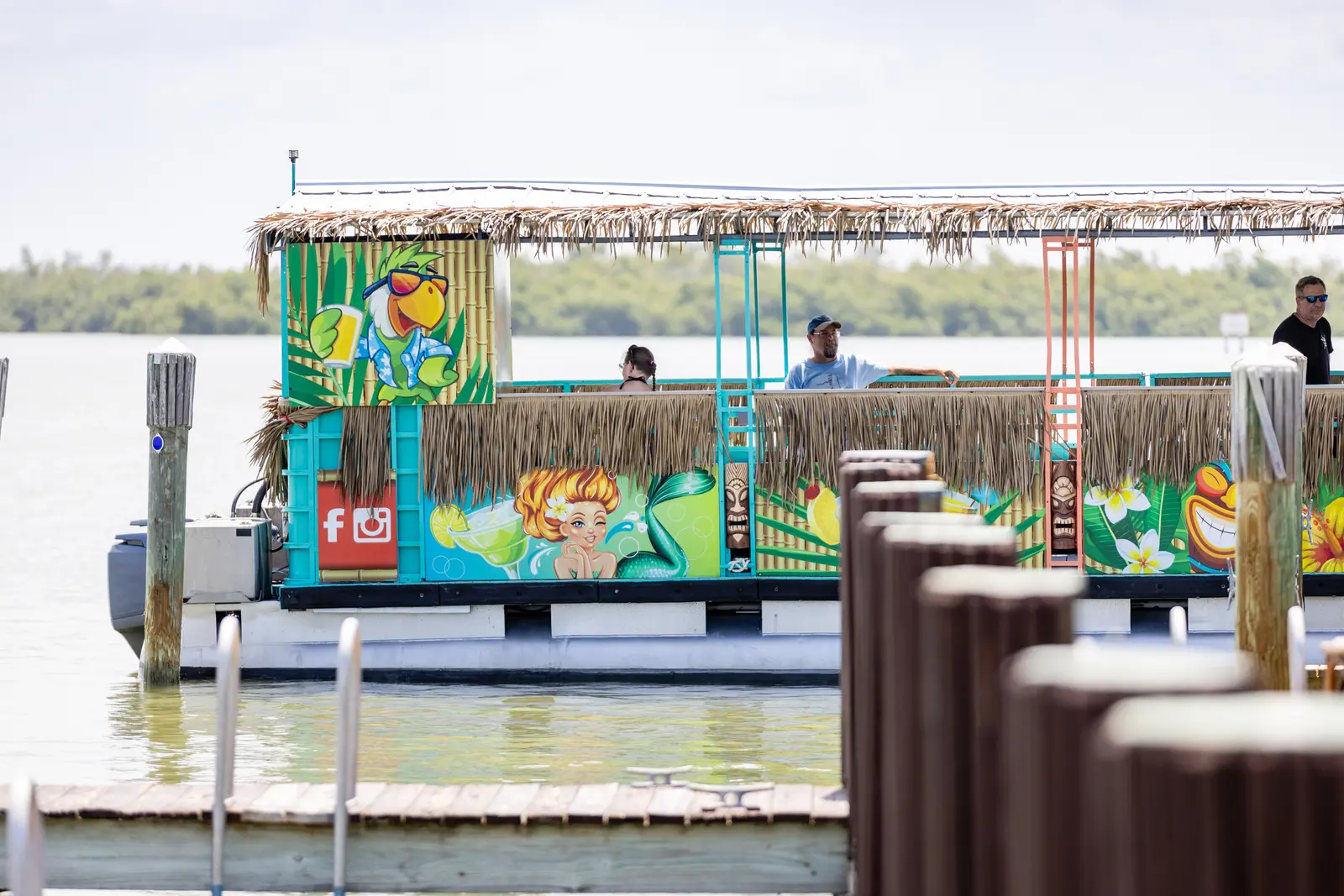 Goodland Adventures Tiki Boat — On the Water